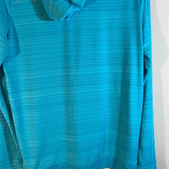 Lands End Hooded Pull Over Top Teal Size XXL - Picture 5 of 9